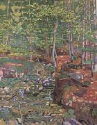 Ferdinand Hodler The Forest Interior near Reichenbach (nn02) USA oil painting artist